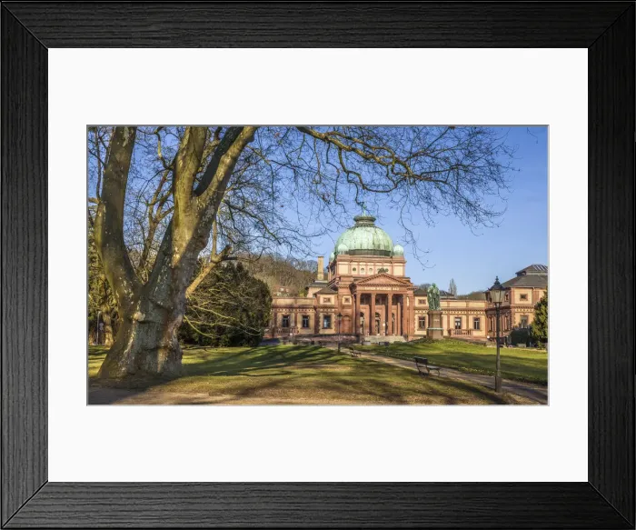 Framed Print : Kaiser-Wilhelms Bath in the spa gardens of Bad Homburg vor der Hoehe, Taunus, Hesse, Germany Framed Print : Kaiser-Wilhelms Bath in the spa gardens of Bad Homburg vor der Hoehe, Taunus, Hesse, Germany