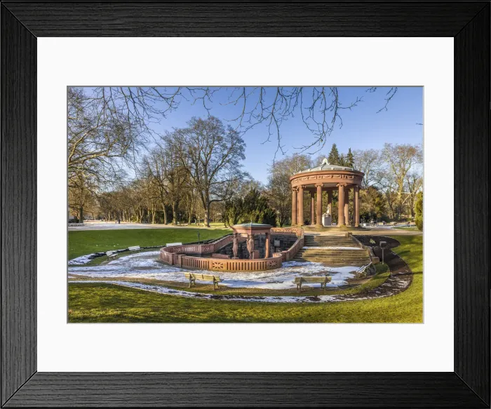 Framed Print : Elisabeth fountain in the spa gardens of Bad Homburg vor der Hoehe, Taunus, Hesse, Germany Framed Print : Elisabeth fountain in the spa gardens of Bad Homburg vor der Hoehe, Taunus, Hesse, Germany