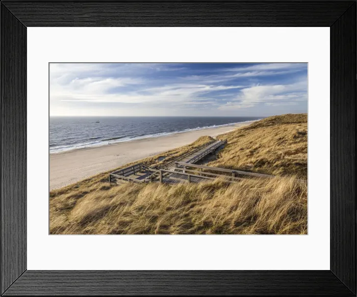 Framed Print : Path through the dunes Red Cliff near Wenningstedt, Sylt, Schleswig-Holstein, Germany Framed Print : Path through the dunes Red Cliff near Wenningstedt, Sylt, Schleswig-Holstein, Germany