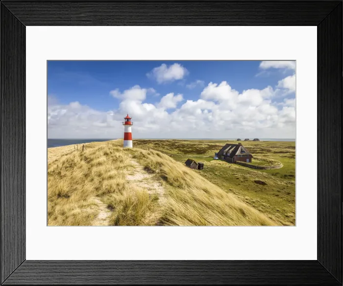 Framed Print : Lighthouse List East on the Ellenbogen Peninsula, Sylt, Schleswig-Holstein, Germany Framed Print : Lighthouse List East on the Ellenbogen Peninsula, Sylt, Schleswig-Holstein, Germany