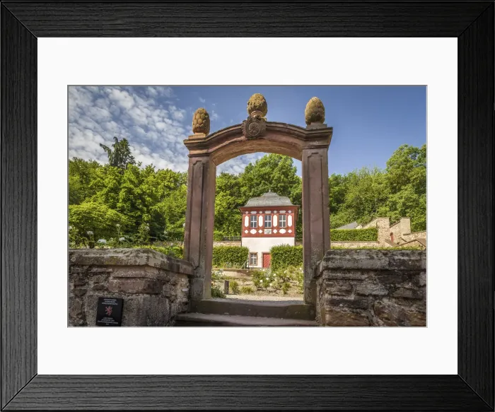 Framed Print : Rose garden in the Cistercian monastery Eberbach near Kiedrich, Rheingau, Hesse, Germany Framed Print : Rose garden in the Cistercian monastery Eberbach near Kiedrich, Rheingau, Hesse, Germany