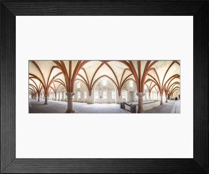 Framed Print : Old vault in the Cistercian monastery Eberbach near Kiedrich, Rheingau, Hesse, Germany Framed Print : Old vault in the Cistercian monastery Eberbach near Kiedrich, Rheingau, Hesse, Germany