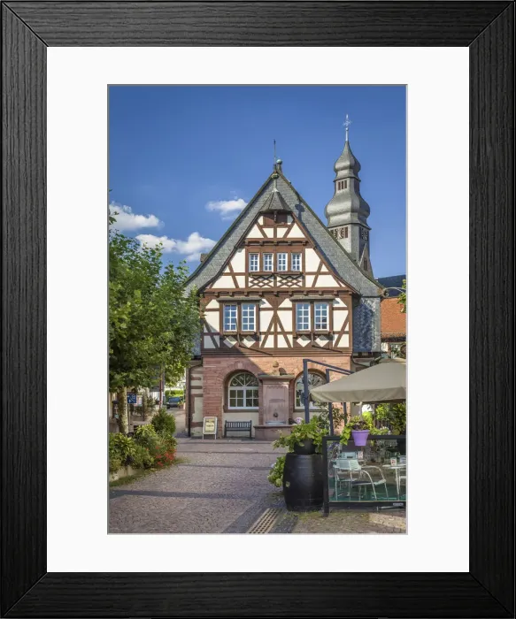 Framed Print : Old town hall of Hofheim am Taunus, Taunus, Hesse, Germany Framed Print : Old town hall of Hofheim am Taunus, Taunus, Hesse, Germany