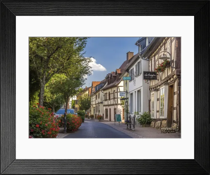 Framed Print : Half-timbered houses in the old town Hofheim am Taunus, Hesse, Germany Framed Print : Half-timbered houses in the old town Hofheim am Taunus, Hesse, Germany