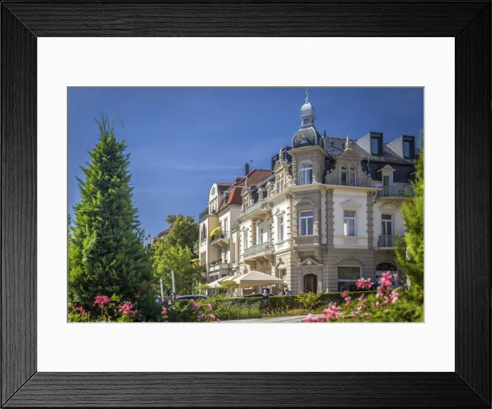 Framed Print : Historic villa at the spa gardens of Bad Nauheim, Taunus, Hesse, Germany Framed Print : Historic villa at the spa gardens of Bad Nauheim, Taunus, Hesse, Germany