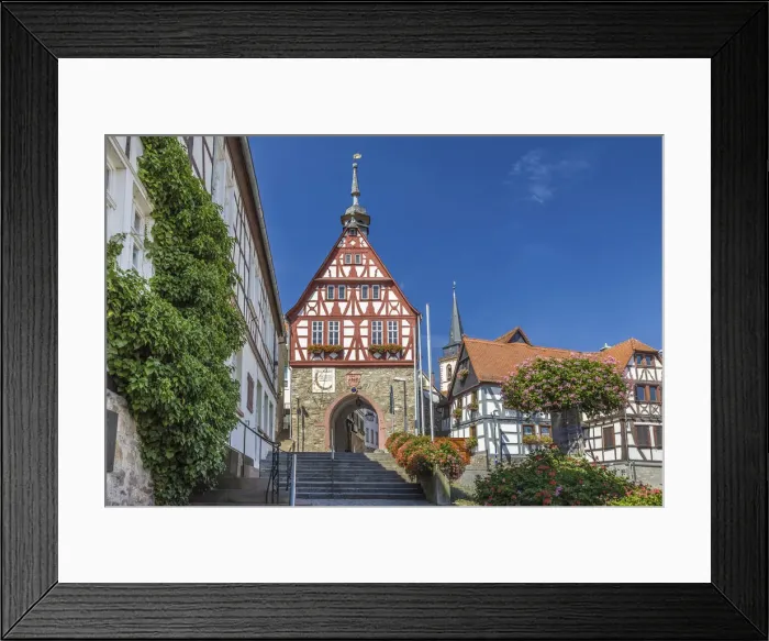 Framed Print : Old town hall of Oberursel, Taunus, Hesse, Germany Framed Print : Old town hall of Oberursel, Taunus, Hesse, Germany