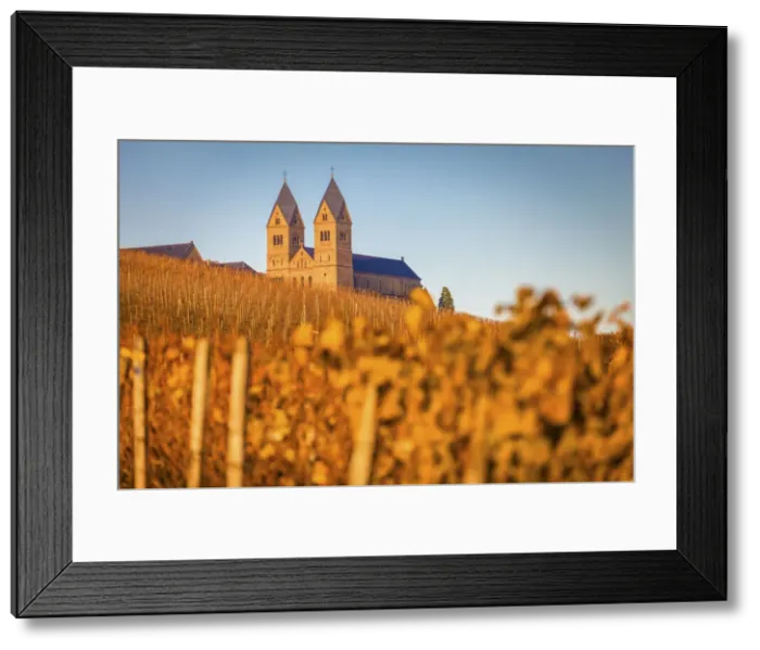 Framed Print : St. Hildegard Abbey near Ruedesheim, Rheingau, Hesse, Germany Framed Print : St. Hildegard Abbey near Ruedesheim, Rheingau, Hesse, Germany