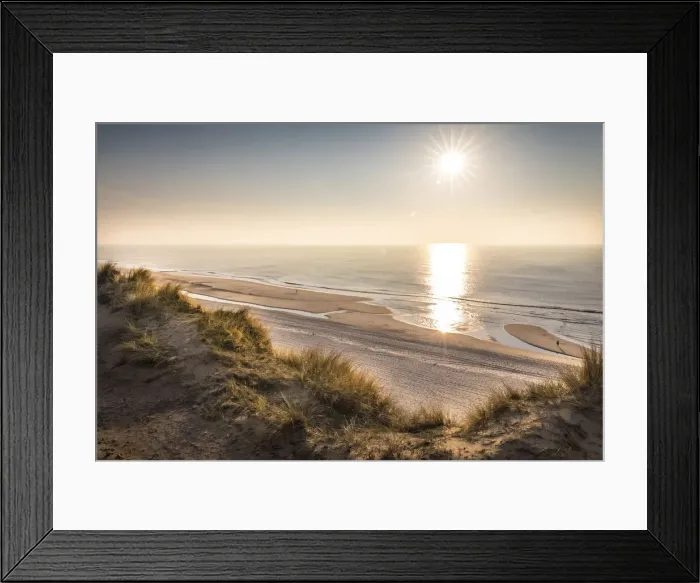 Framed Print : View from the dunes to the west beach of Kampen, Sylt, Schleswig-Holstein, Germany Framed Print : View from the dunes to the west beach of Kampen, Sylt, Schleswig-Holstein, Germany