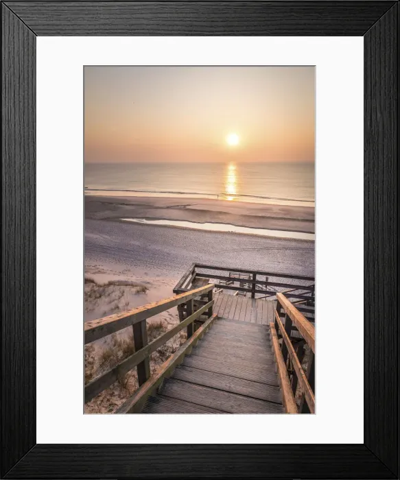 Framed Print : Wooden path to the west beach in Kampen, Sylt, Schleswig-Holstein, Germany Framed Print : Wooden path to the west beach in Kampen, Sylt, Schleswig-Holstein, Germany