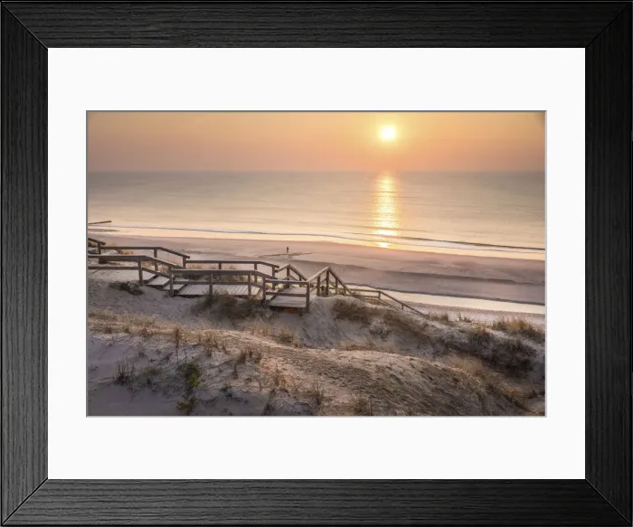 Framed Print : Beach exit on the Red cliff in Kampen, Sylt, Schleswig-Holstein, Germany Framed Print : Beach exit on the Red cliff in Kampen, Sylt, Schleswig-Holstein, Germany