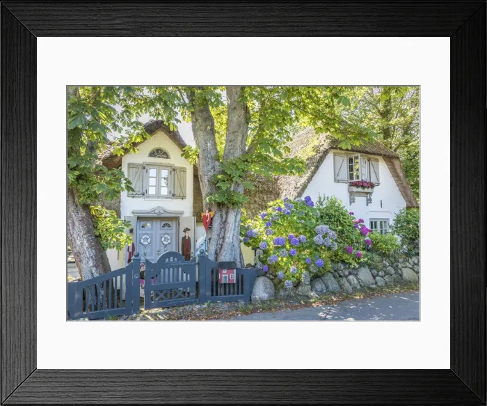 Framed Print : Old captain`s house in Keitum, Sylt, Schleswig-Holstein, Germany Framed Print : Old captain`s house in Keitum, Sylt, Schleswig-Holstein, Germany