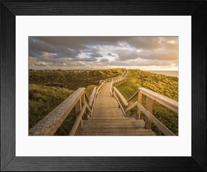 Framed Print : Path through the dunes in Wenningstedt, Sylt, Schleswig-Holstein, Germany Framed Print : Path through the dunes in Wenningstedt, Sylt, Schleswig-Holstein, Germany