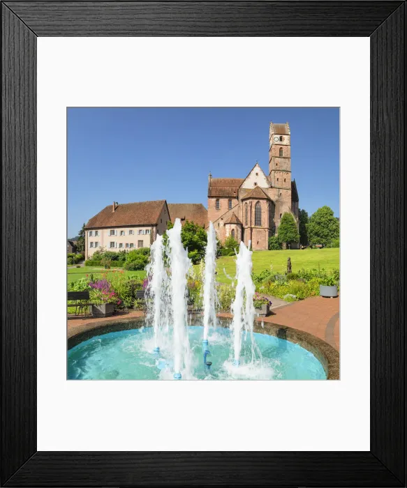 Framed Print : Monastery church Alpirsbach, Kinzigtal Valley, Central Black Forest, Baden-Wurttemberg, Germany Framed Print : Monastery church Alpirsbach, Kinzigtal Valley, Central Black Forest, Baden-Wurttemberg, Germany