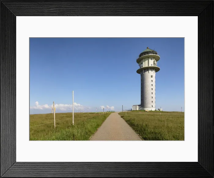 Framed Print : Feldbergturm tower on Seebuck peak (1449m) at Feldberg Mountain, Southern Black Forest, Baden-Wurttemberg, Germany Framed Print : Feldbergturm tower on Seebuck peak (1449m) at Feldberg Mountain, Southern Black Forest, Baden-Wurttemberg, Germany