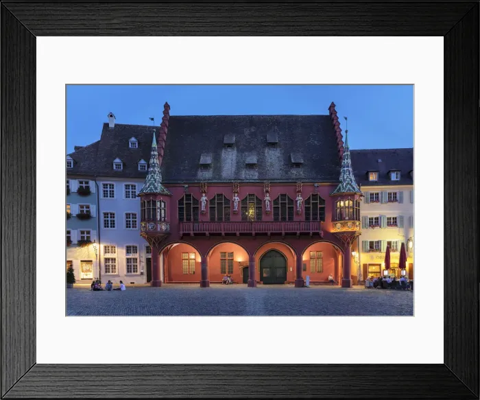 Framed Print : Kaufhaus (historical Merchant's Hall) on Munsterplatz Square, Freiburg im Breisgau, Black Forest, Baden-Wurttemberg, Germany Framed Print : Kaufhaus (historical Merchant's Hall) on Munsterplatz Square, Freiburg im Breisgau, Black Forest, Baden-Wurttemberg, Germany