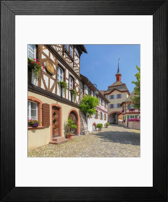 Framed Print : Town gate, Burkheim am Kaiserstuhl, Breisgau, Southern Black Forest, Baden-Wurttemberg, Germany Framed Print : Town gate, Burkheim am Kaiserstuhl, Breisgau, Southern Black Forest, Baden-Wurttemberg, Germany