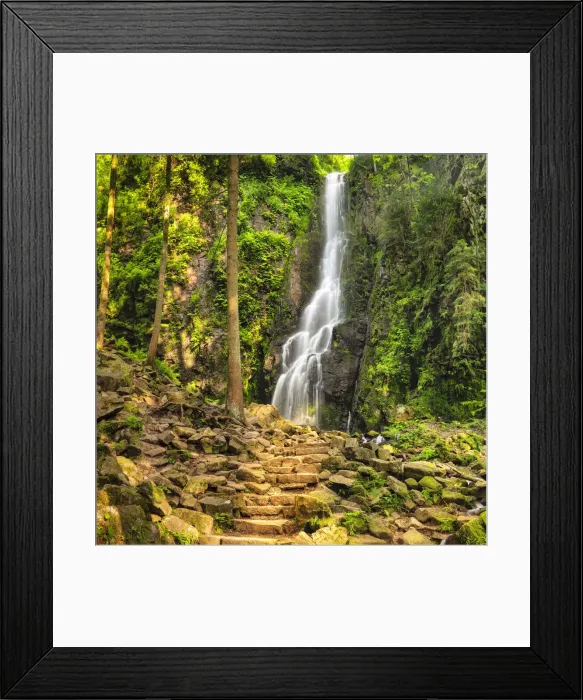 Framed Print : Burgbach Waterfall, Bad Rippoldsau-Schapbach, Black Forest, Baden-Wurttemberg, Germany Framed Print : Burgbach Waterfall, Bad Rippoldsau-Schapbach, Black Forest, Baden-Wurttemberg, Germany