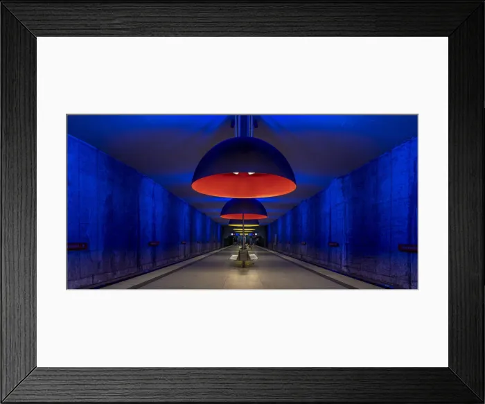 Framed Print : U-Bahn Metro Station, Munich, Bavaria, Germany Framed Print : U-Bahn Metro Station, Munich, Bavaria, Germany