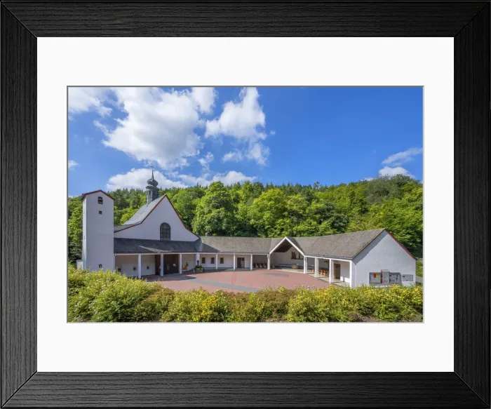 Framed Print : Pilgrimage church Martental, Eifel, Rhineland-Palatinate, Germany Framed Print : Pilgrimage church Martental, Eifel, Rhineland-Palatinate, Germany
