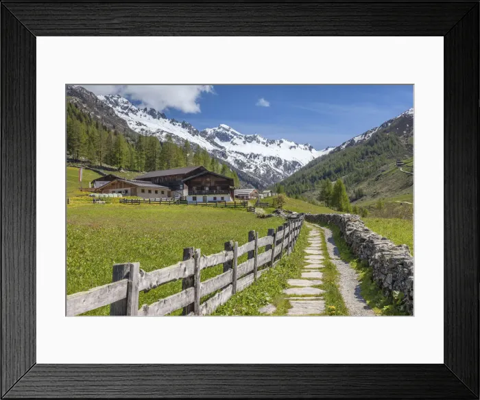 Framed Print : Way of the Cross to the Holy Spirit Church in Kasern, Valle Aurina, South Tyrol, Italy Framed Print : Way of the Cross to the Holy Spirit Church in Kasern, Valle Aurina, South Tyrol, Italy