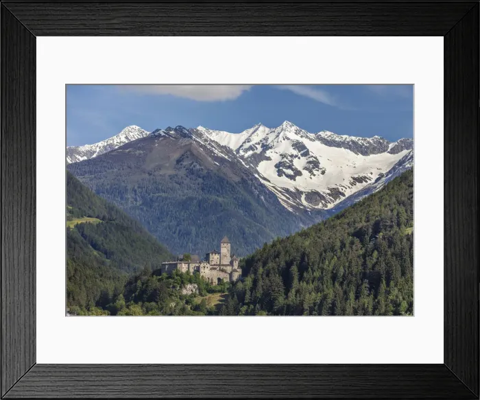 Framed Print : Taufers Castle in Sand in Taufers, Valle Aurina, South Tyrol, Italy Framed Print : Taufers Castle in Sand in Taufers, Valle Aurina, South Tyrol, Italy