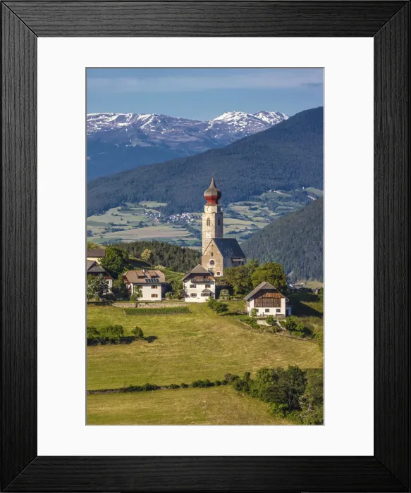 Framed Print : View of Mittelberg am Ritten, Renon, South Tyrol, Italy Framed Print : View of Mittelberg am Ritten, Renon, South Tyrol, Italy