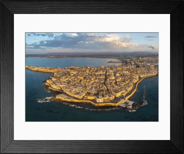 Framed Print : Ortygia island, Syracuse, Sicily, Italy