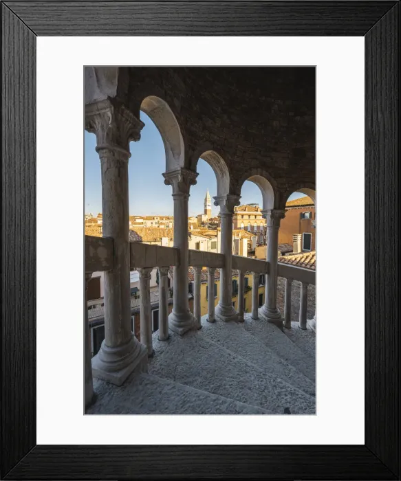 Framed Print : Venice, Veneto, Italy. The Scala Contarini del Bovolo spiral staircase Framed Print : Venice, Veneto, Italy. The Scala Contarini del Bovolo spiral staircase