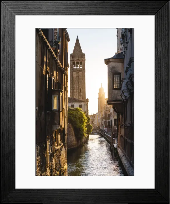 Framed Print : Venice, Veneto, Italy. Campo San Barnaba at sunset Framed Print : Venice, Veneto, Italy. Campo San Barnaba at sunset
