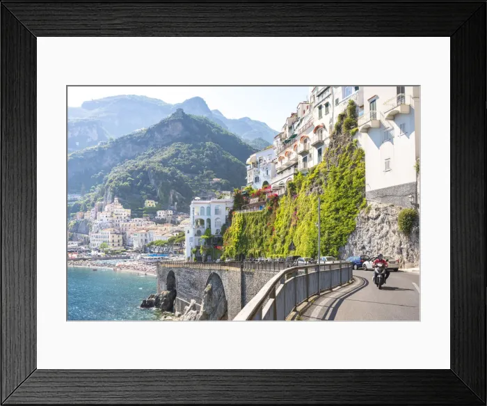 Framed Print : Amalfi Coast roadtrip, Atrani, Campania, Italy Framed Print : Amalfi Coast roadtrip, Atrani, Campania, Italy