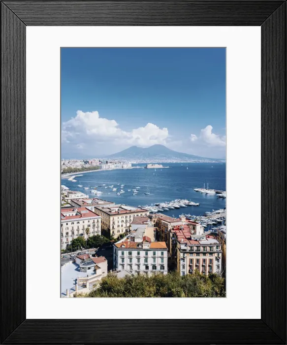 Framed Print : Naples, Italy. Panorama from Posillipo, Campania Framed Print : Naples, Italy. Panorama from Posillipo, Campania