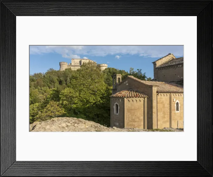Framed Print : Europe, Italy, Emilia-Romagna. The impressive castle of San Leo Framed Print : Europe, Italy, Emilia-Romagna. The impressive castle of San Leo