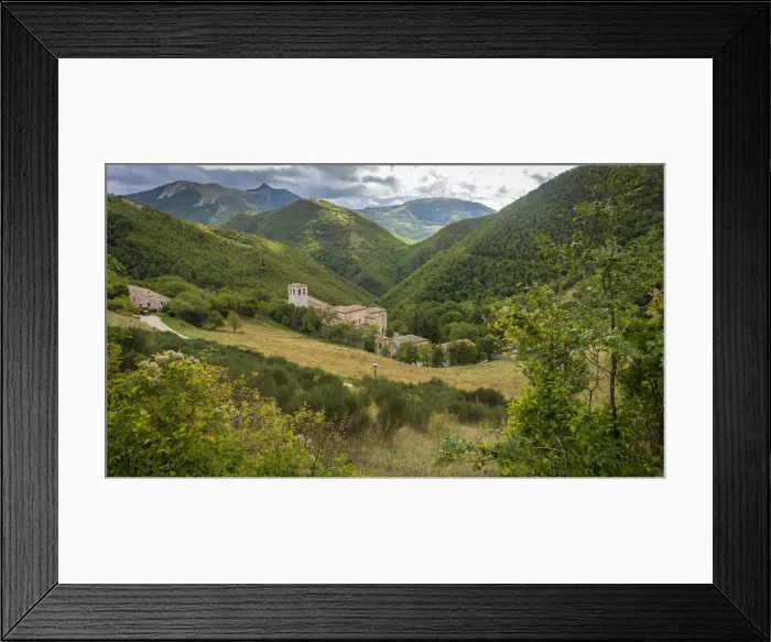 Framed Print : Europe, Italy, Marches. The monastery of Fonte Avellana in the Apennines Framed Print : Europe, Italy, Marches. The monastery of Fonte Avellana in the Apennines