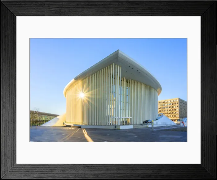 Framed Print : The Philharmonic hall, Kirchberg, Luxembourg Framed Print : The Philharmonic hall, Kirchberg, Luxembourg