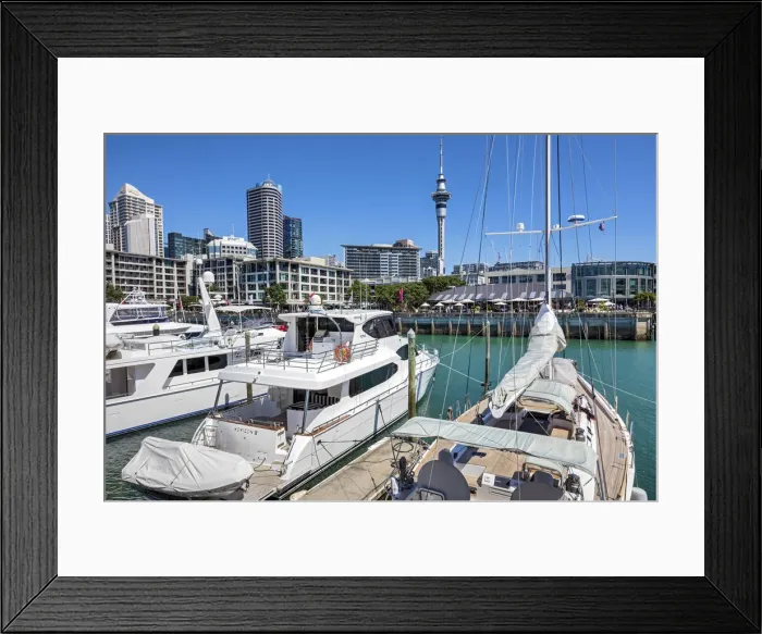 Framed Print : New Zealand, North Island, Auckland harbour Framed Print : New Zealand, North Island, Auckland harbour
