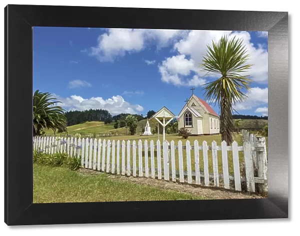 New Zealand, North Island, Mamaranui village, St. Marys Anglican Church