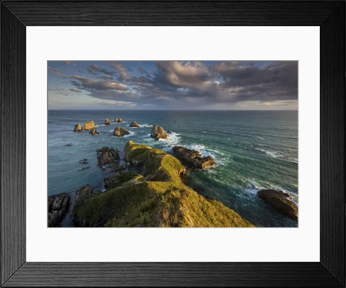 Framed Print : New Zealand, South Island, Catlins Coast, Nugget Point Framed Print : New Zealand, South Island, Catlins Coast, Nugget Point