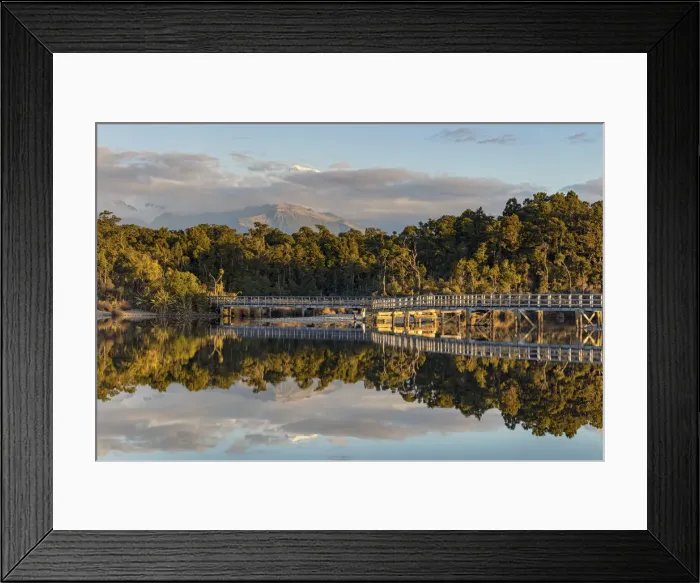 Framed Print : New Zealand, South Island, Westcoast, Gillespies Lagoon Framed Print : New Zealand, South Island, Westcoast, Gillespies Lagoon