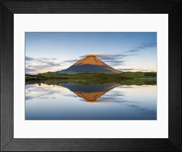 Framed Print : Pico island, Azores, Portugal. Lagoa do Capitao and Mount Pico Framed Print : Pico island, Azores, Portugal. Lagoa do Capitao and Mount Pico