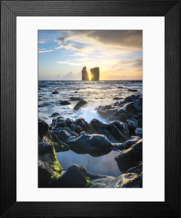 Framed Print : Sao Miguel island, Azores, Portugal. Sea stacks and seascape at Mosteiros Framed Print : Sao Miguel island, Azores, Portugal. Sea stacks and seascape at Mosteiros
