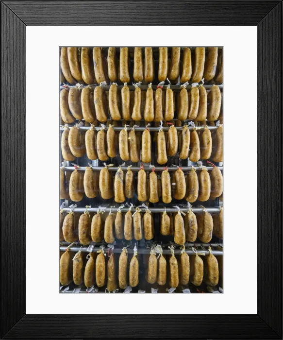 Framed Print : Traditional sausages (Alheiras) from Mirandela. Tras os Montes, Portugal Framed Print : Traditional sausages (Alheiras) from Mirandela. Tras os Montes, Portugal