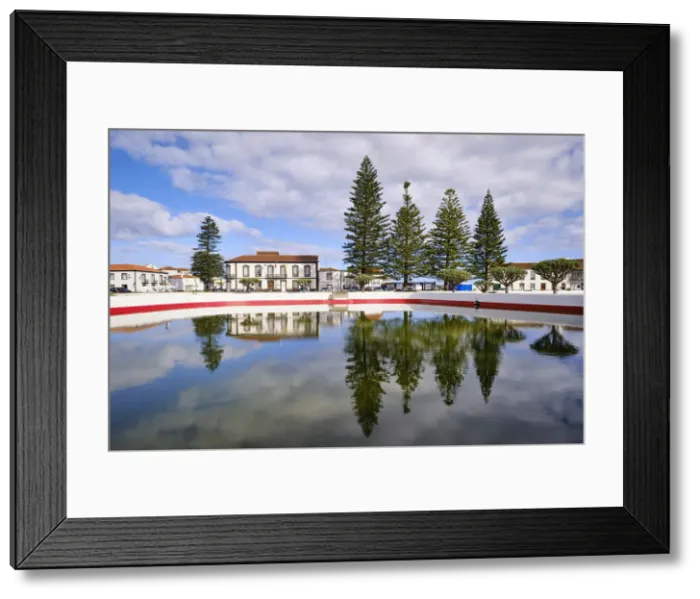 Framed Print : Fresh water tank, centuries old, to supply the population Framed Print : Fresh water tank, centuries old, to supply the population