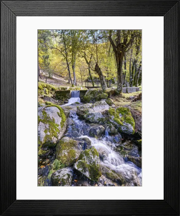 Framed Print : Mountain stream in Autumn. Manteigas, Serra da da Estrela Nature Park. Portugal Framed Print : Mountain stream in Autumn. Manteigas, Serra da da Estrela Nature Park. Portugal