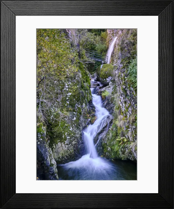 Framed Print : Waterfall on the Leandres stream, Poco do Inferno. Manteigas Framed Print : Waterfall on the Leandres stream, Poco do Inferno. Manteigas