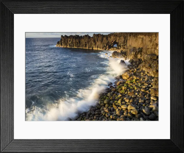 Framed Print : French Overseas Territory, La Reunion, Indian Ocean, Cap Ma©chant, lava coast Framed Print : French Overseas Territory, La Reunion, Indian Ocean, Cap Ma©chant, lava coast
