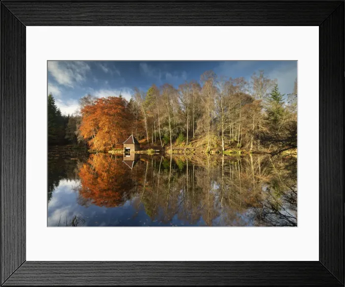 Framed Print : Loch Dunmore in Autumn, Pitlochry, Perthshire, Scotland Framed Print : Loch Dunmore in Autumn, Pitlochry, Perthshire, Scotland