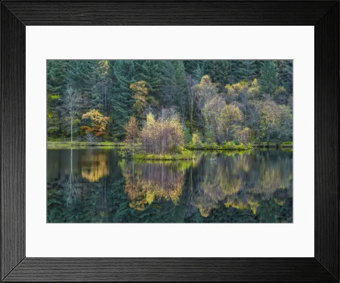 Framed Print : Glencoe Lochan Reflections, Highland Region, Scotland Framed Print : Glencoe Lochan Reflections, Highland Region, Scotland