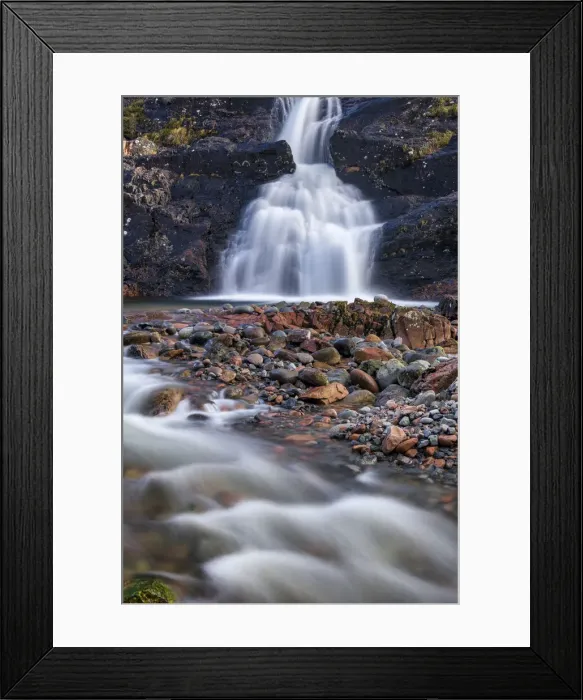 Framed Print : Glencoe Waterfall, Highland Region, Scotland Framed Print : Glencoe Waterfall, Highland Region, Scotland