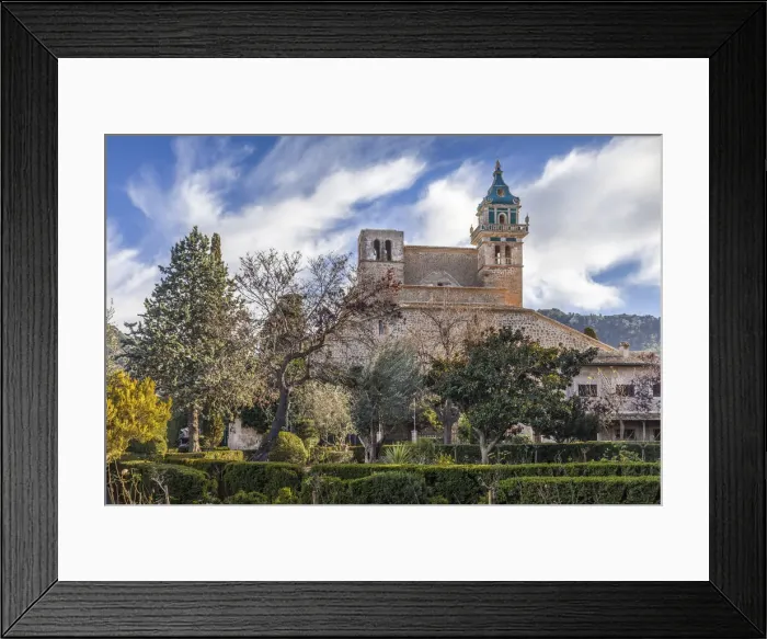 Framed Print : Charterhouse of Valldemossa, Mallorca, Spain Framed Print : Charterhouse of Valldemossa, Mallorca, Spain