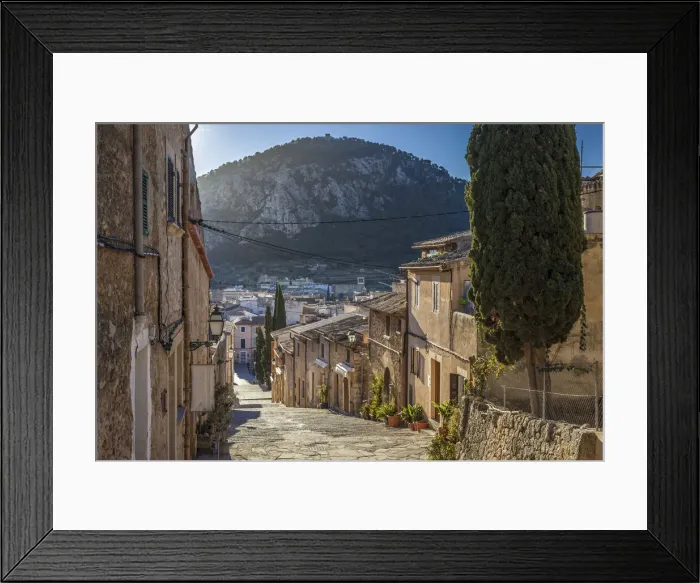 Framed Print : Path to the Calvary on Pollenca, Mallorca, Spain Framed Print : Path to the Calvary on Pollenca, Mallorca, Spain